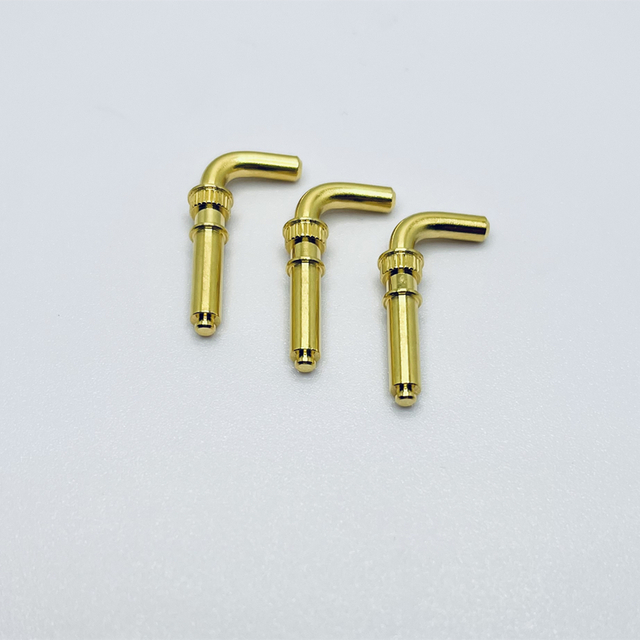航空宇宙信号コネクタ コンタクト 3.6x19mm 直角ピン